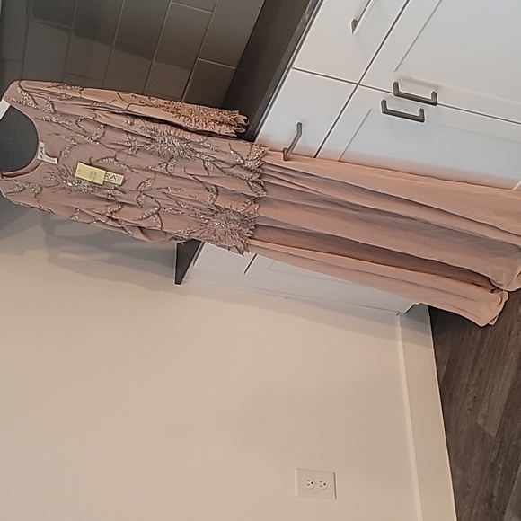 J Kara Women's Plus Size Scoop Neck Line 3/4 Sleeve Beaded 16W. NWT $209 - Picture 6 of 9